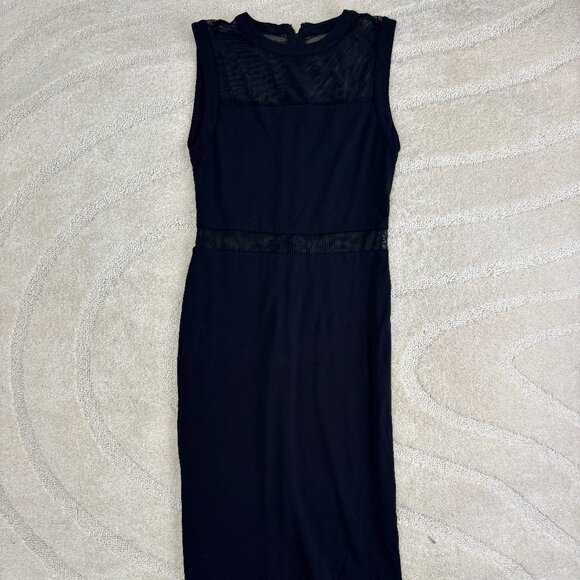 Alice + Olivia Stacey Bendet Sheer Panel Cutout Tank Dress - Picture 1 of 4